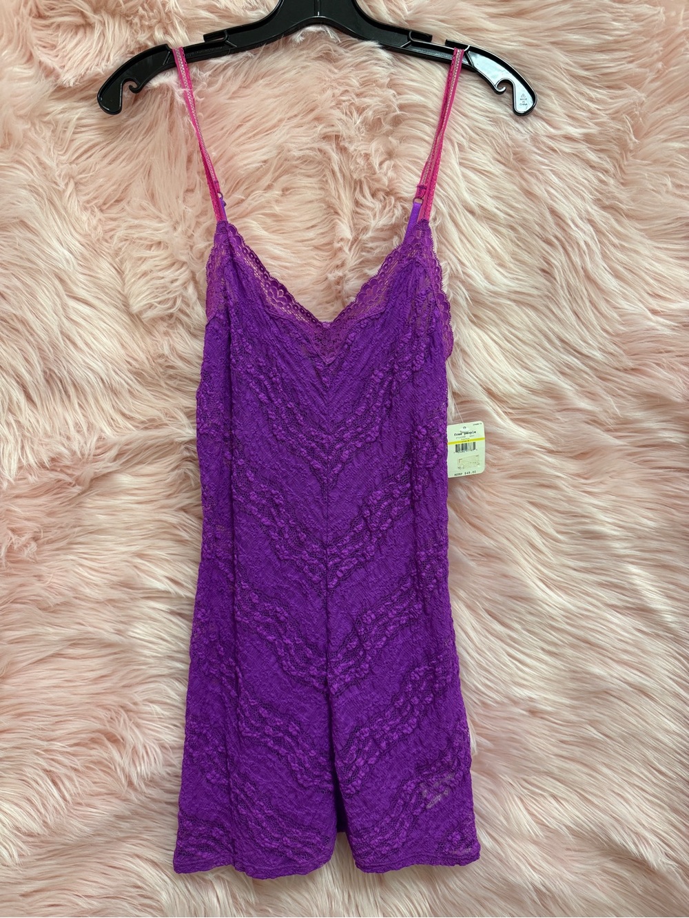 Free People Purple Lace Slip Drewss - Women's Intimates